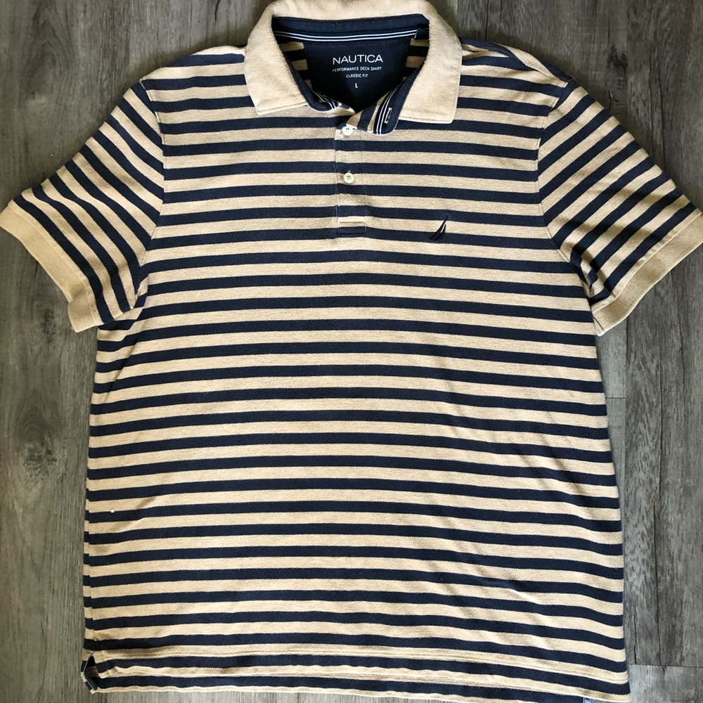 Nautica striped polo